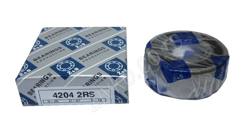 Deep groove ball bearing 4204 2RS - 2