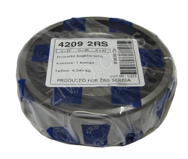 Deep groove ball bearing 4209 2RS - 1