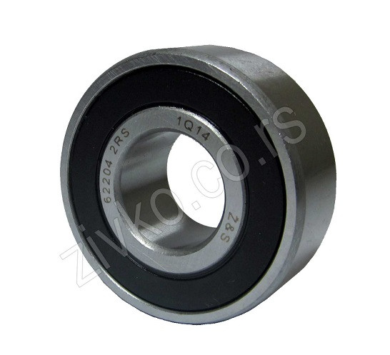 Deep groove ball bearing 62204 2RS - 4