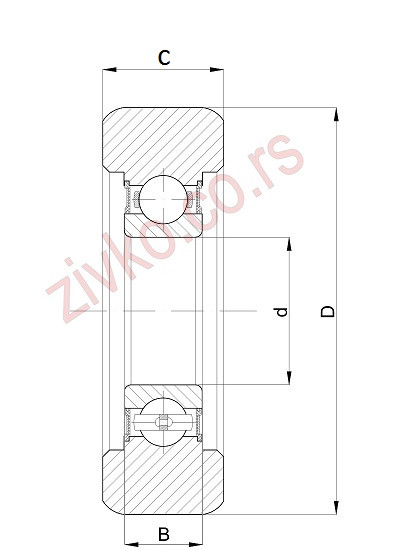 Track rollers 22658-22101 [Z&S] - Agrobearings
