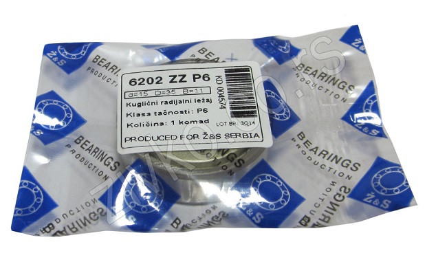 Deep groove ball bearing 6202 ZZ P6 - 1