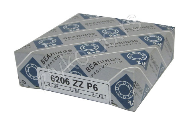 Deep groove ball bearing 6206 ZZ P6 - 1
