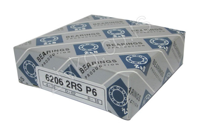 Deep groove ball bearing 6206 2RS P6 - 1
