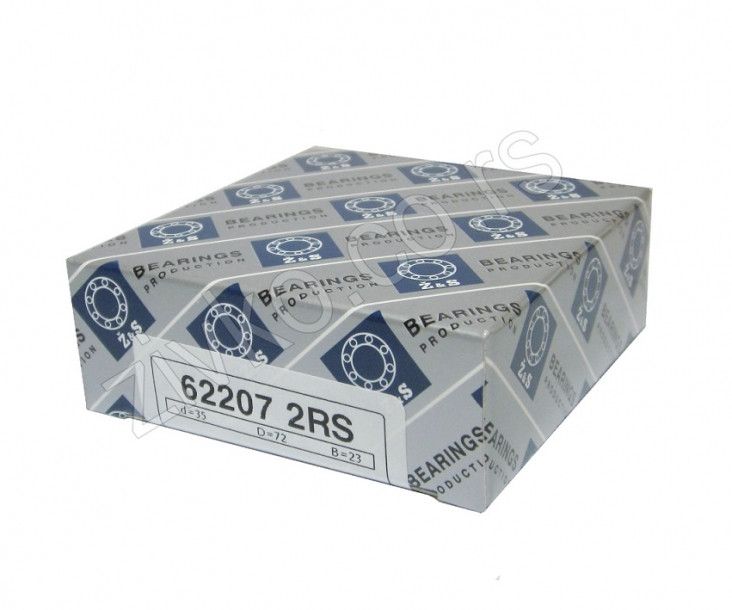 Deep groove ball bearing 62207 2RS - 1