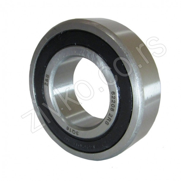 Deep groove ball bearing 62208 2RS - 3
