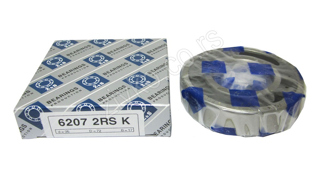 Deep groove ball bearing 6207 2RS K - 2