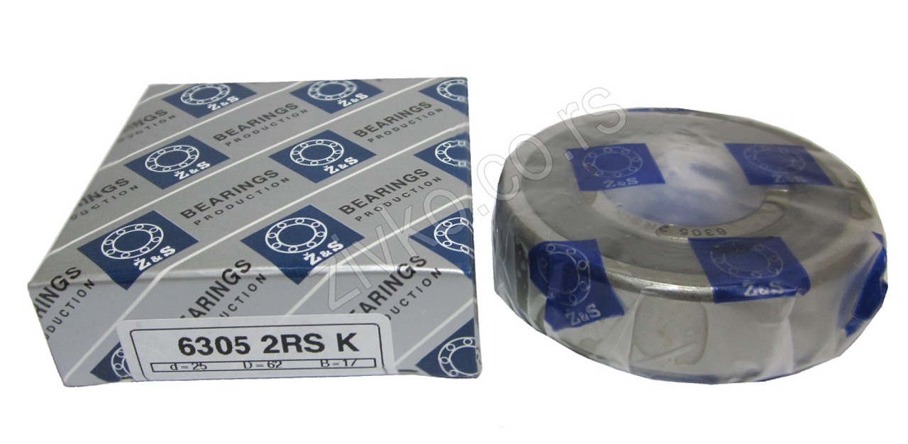 Deep groove ball bearing 6305 2RS K - 2