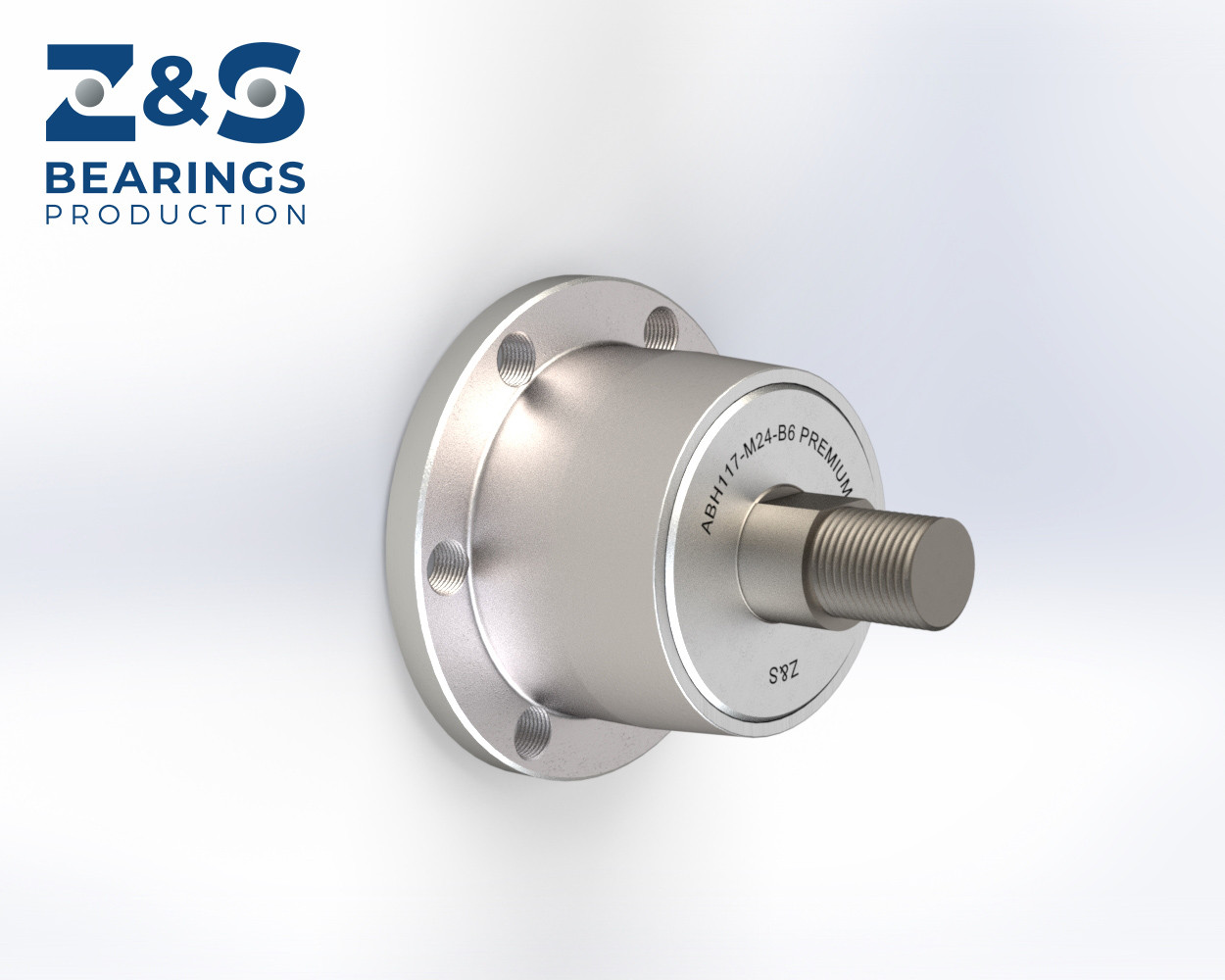 Disc head bearing ABH117-M24-B6 PREMIUM (BAA-0013, 750350) - 2