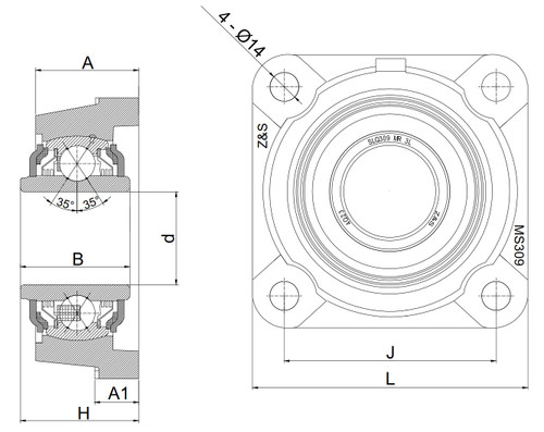 Drawing SLQMS 309 MR 3L