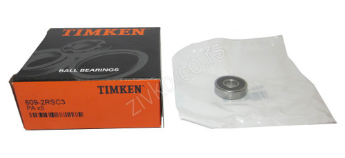 Deep groove ball bearing 609 2RS C3 - 2