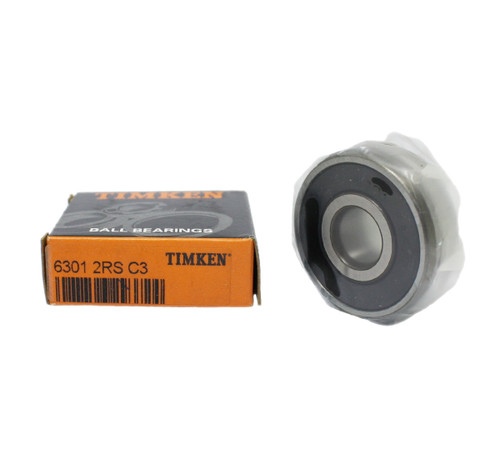 Deep groove ball bearing 6301 2RS C3 - 1