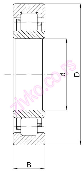 Drawing NU 308 E