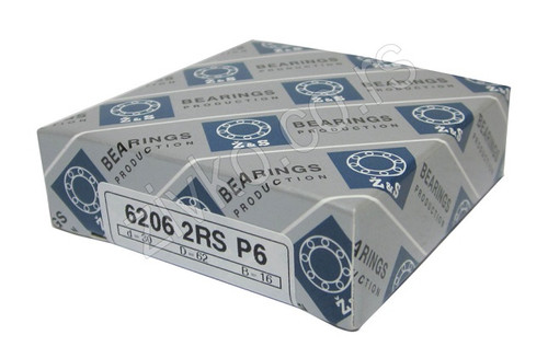 Deep groove ball bearing 6206 2RS P6 - 1