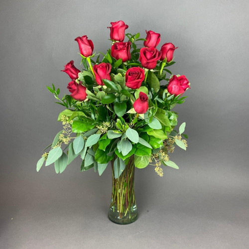 1 DOZ EXTRA LONG ROSES