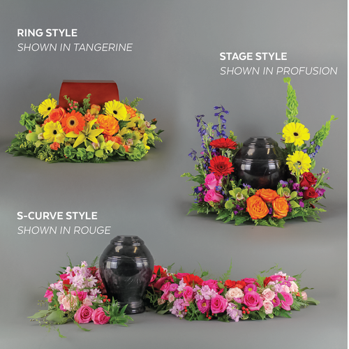 Wreath For Cremation Urn/Photo