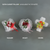 Satin Casket Pillow With Flowers - Available in 3 Shapes