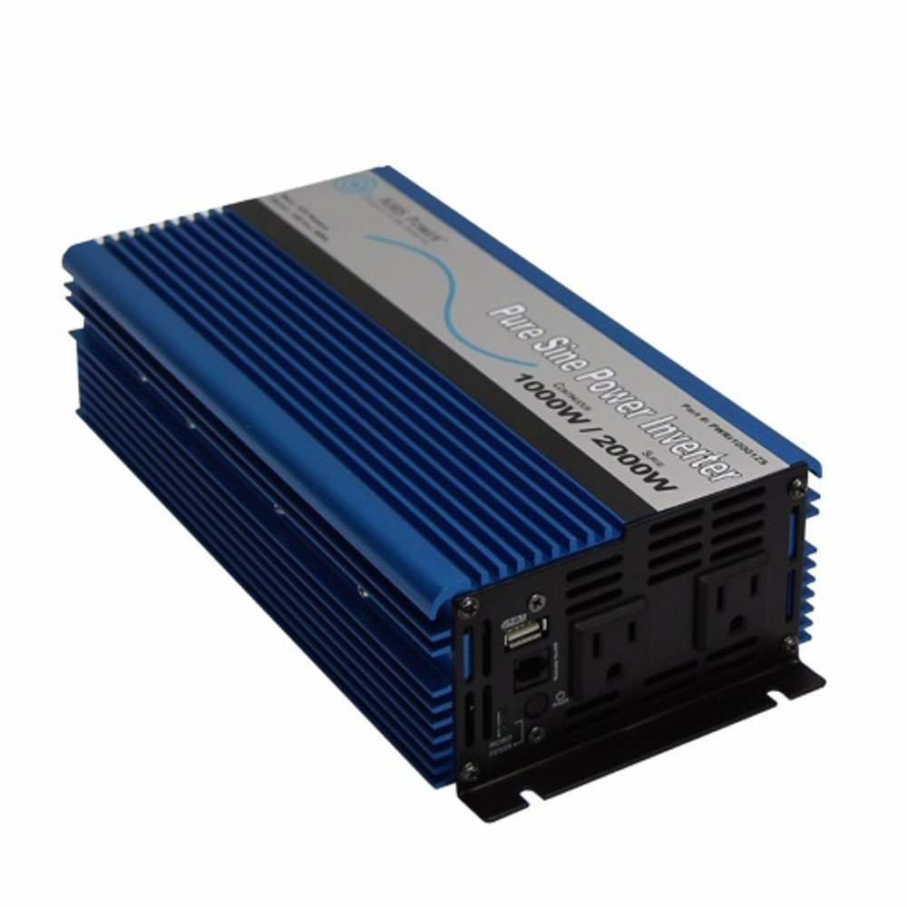 1000 Watt 12VDC 120VAC Pure Sine Wave Power Inverter