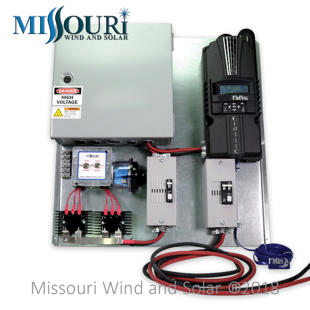 MidNite Solar Classic MPPT Charge Controller and VRD for Wind Turbines with Surge Protection