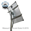 Single Solar Panel Top of Pole Mounting Kit
