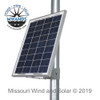 Side of Pole Mount for Small Solar Panels