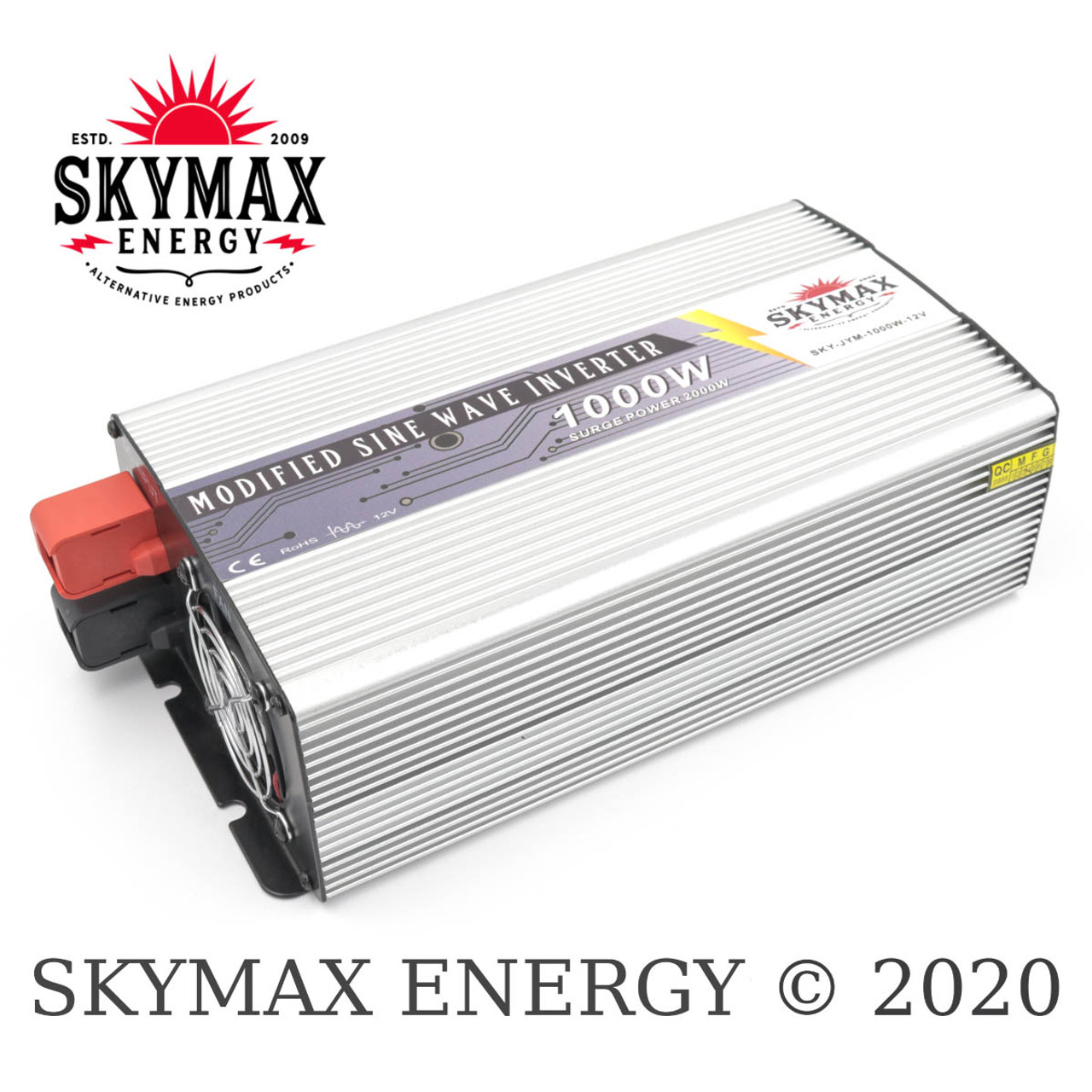 SkyMax Thunderbolt 12 Volt 1000 Watt Modified Sine Wave Inverter