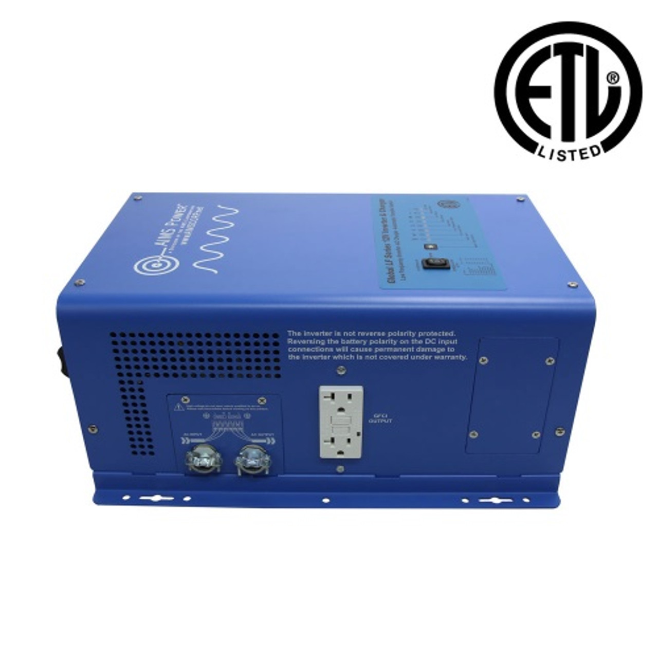 600-Watt 12V Pure Sine Power Inverter Listed to UL 458