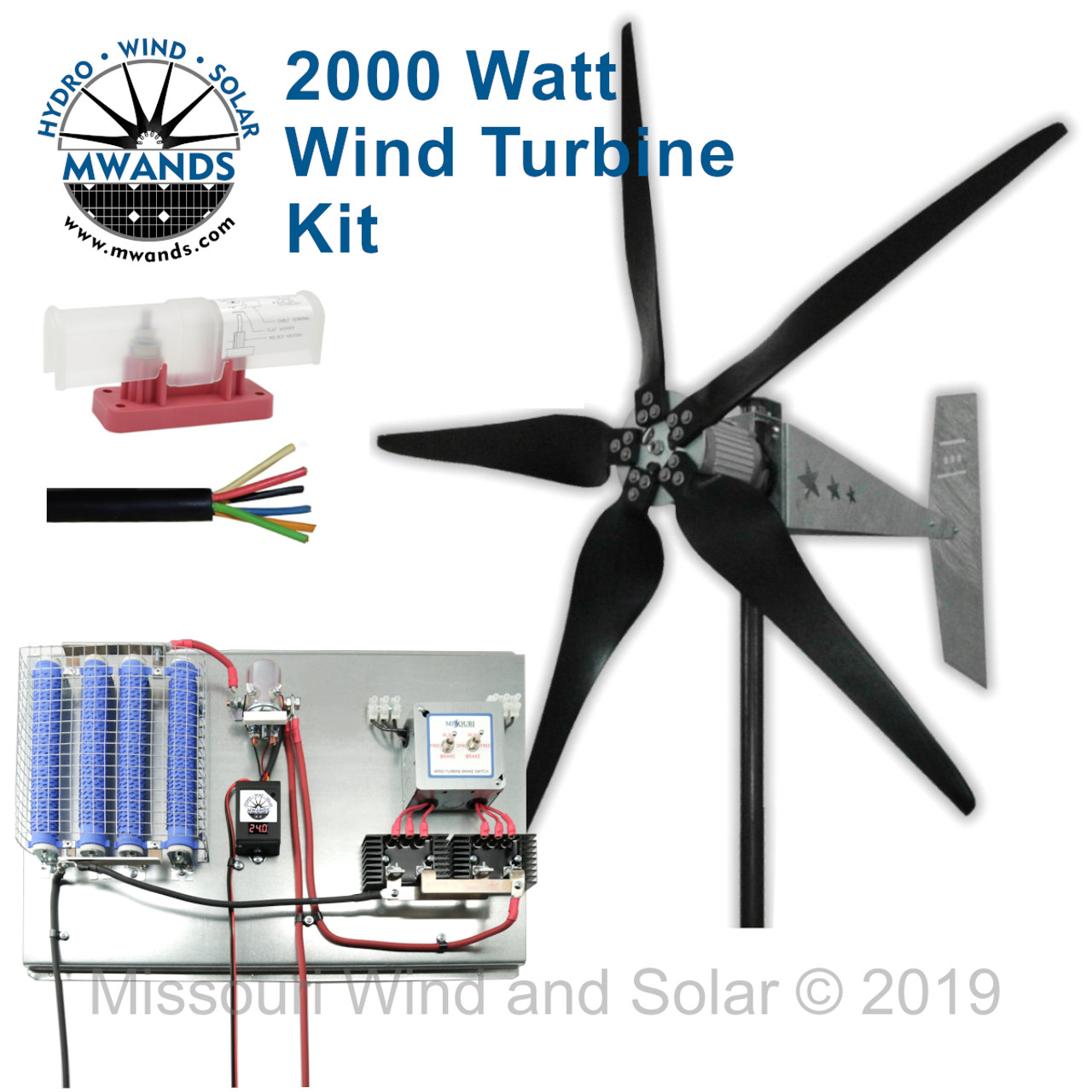 I turn a fan into simple 220V electric Wind Turbine generator 