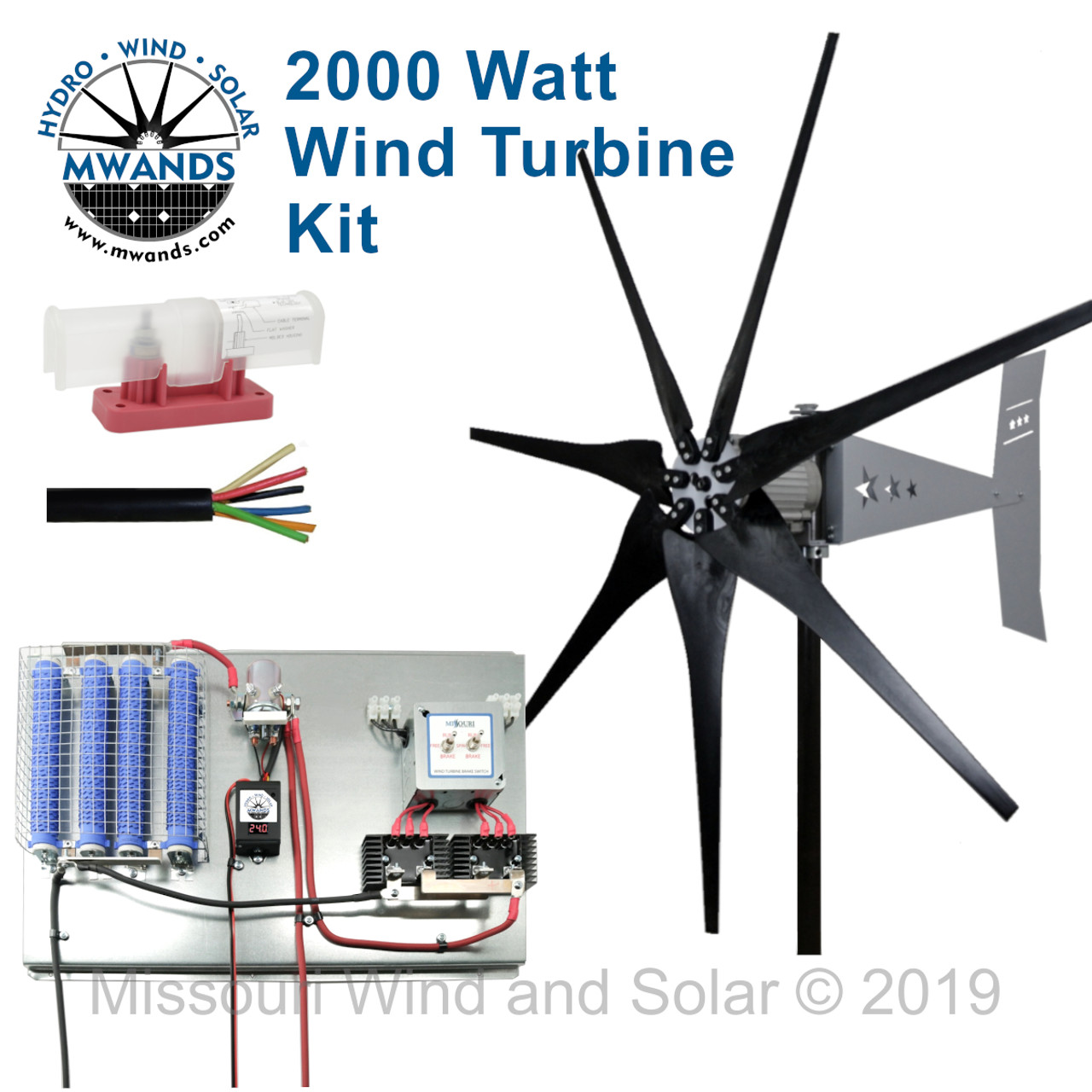 I turn a fan into simple 220V electric Wind Turbine generator 