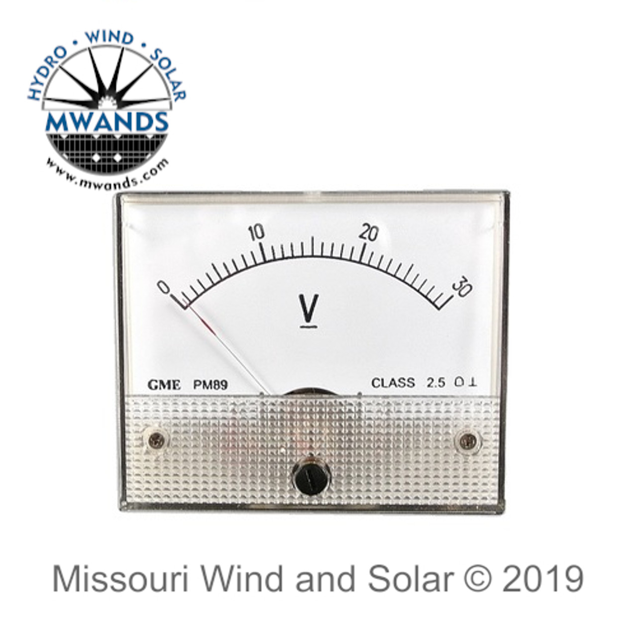 30 Volt Analog Style DC Meter