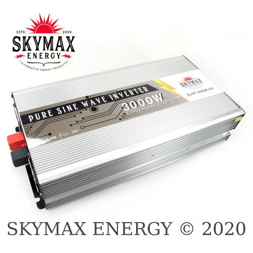 Skymax Thunderbolt 24 Volt 3000 Watt Pure Sine Wave Inverter