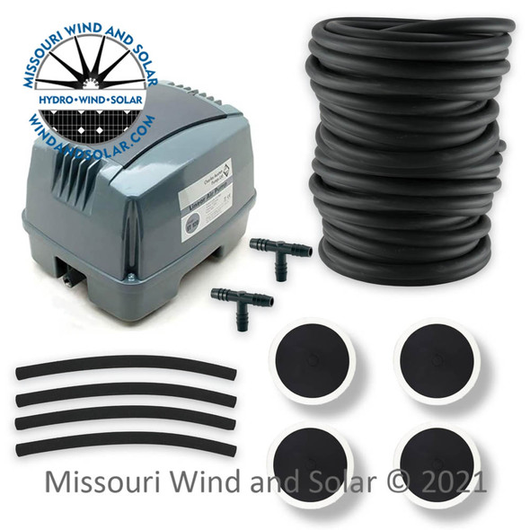 120 Liter Air Pump & Pond Aeration Kit