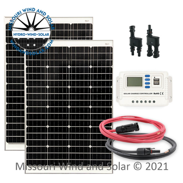 200 Watt Solar Panel Kit with Optional Mounting Hardware