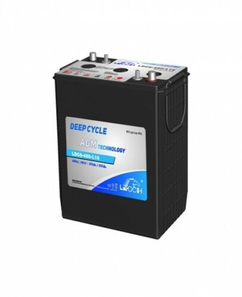 Leoch 6 Volt 400 AH AGM Lead Acid Battery