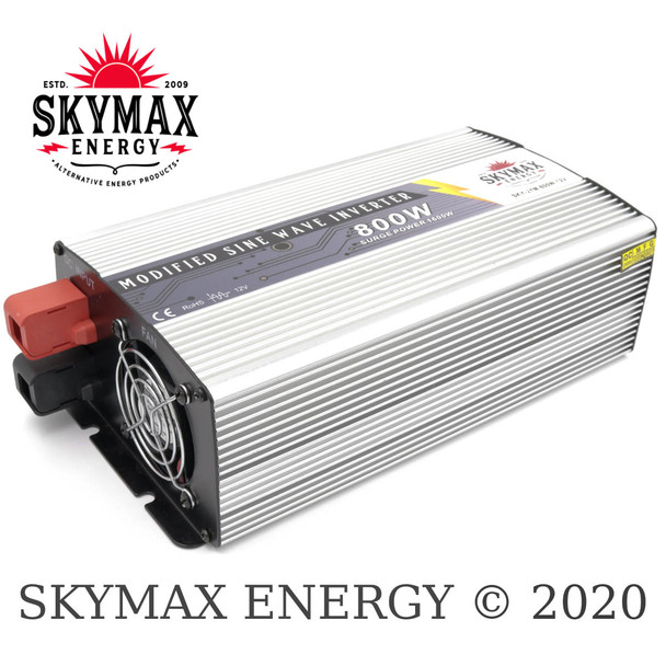 SkyMax Thunderbolt 12 Volt 800 Watt Modified Sine Wave Inverter