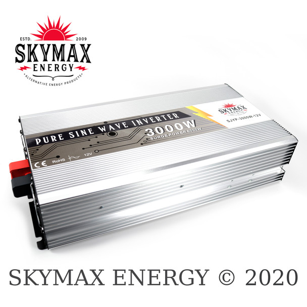 SkyMax Thunderbolt 12 Volt 3000 Watt Pure Sine Wave Inverter