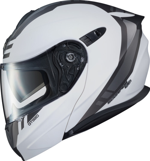 EXO-GT920 MODULAR HELMET UNIT MATTE WHITE/DARK GREY XL-75-1451X