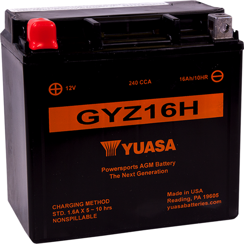 GYZ Factory-Activated AGM Maintenance-Free Battery 21130296