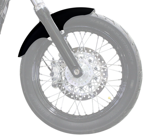 Hugger Front Fender with Mounting Blocks for Softail/Dyna 14010708
