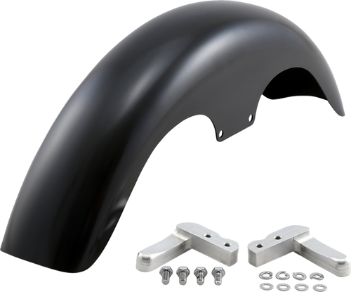 Hugger Front Fender with Mounting Blocks for Softail/Dyna 14010539 Hugger Front Fender with Mounting Blocks for Softail/Dyna 14010539