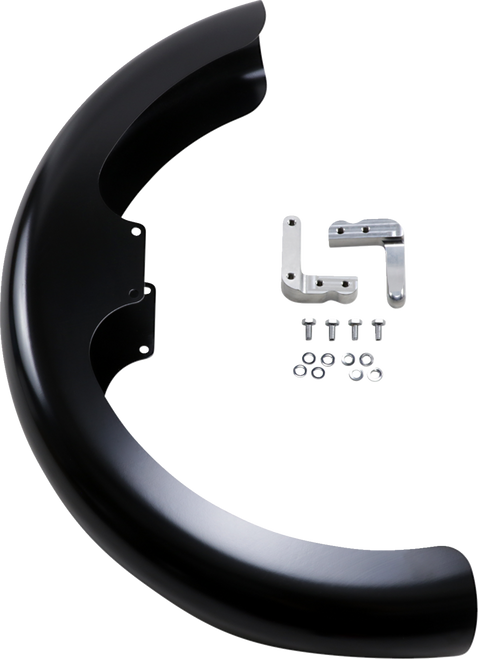 Hugger Front Fender with Mounting Blocks for Softail/Dyna 14010537