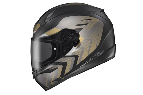 EXO-R320 FULL-FACE HELMET ALCHEMY BLACK/GOLD/GREY LG-75-2340L