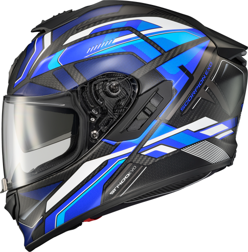 EXO-ST1400 EVO CARBON HELMET HEX MATTE BLUE 2X-75-32592X