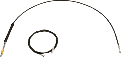 Standard Black Vinyl Braided Handlebar Cable/Brake Line Kit — Ape Hanger 06621266 Standard Black Vinyl Braided Handlebar Cable/Brake Line Kit — Ape Hanger 06621266