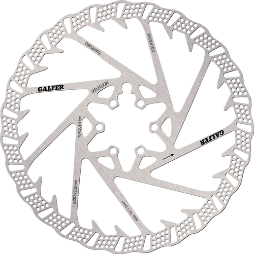 Shark 6-Bolt Bicycle Brake Rotor 17112008 Shark 6-Bolt Bicycle Brake Rotor 17112008