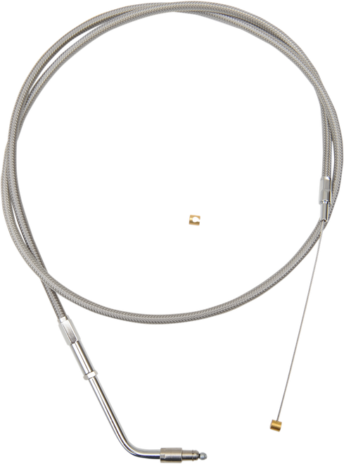 Stainless Braided Handlebar Throttle Cable 06501397 Stainless Braided Handlebar Throttle Cable 06501397