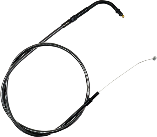 Midnight Braided Handlebar Throttle Cable 06501456
