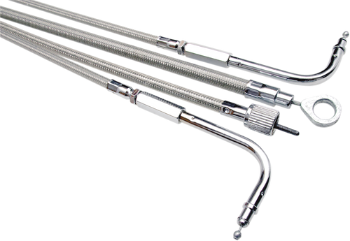 Armor Coat Braided Stainless Steel Speedometer Cable for Harley-Davidson 06550065