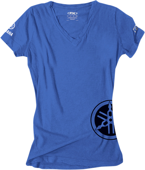 Women's Yamaha Tuning fork V-Neck T-Shirt 30312612 Women's Yamaha Tuning fork V-Neck T-Shirt 30312612