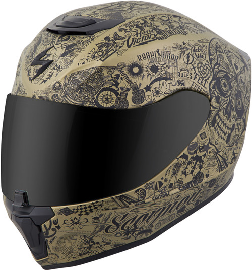 EXO-R420 FULL-FACE HELMET SHAKE GOLD XS-75-1134XS EXO-R420 FULL-FACE HELMET SHAKE GOLD XS-75-1134XS