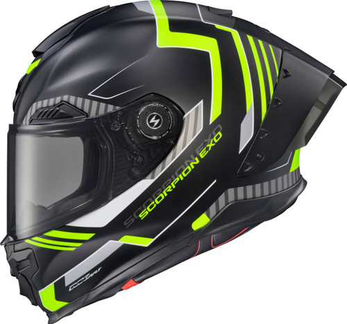 APEX EXO-WARP FULL FACE HELMET ATARAX BLACK/HI-VIS MD-75-1185M